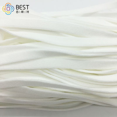 3,5 mm 3 mm Miękki okrągły elastyczny sznurek do masek na twarz Pasek Earloop White