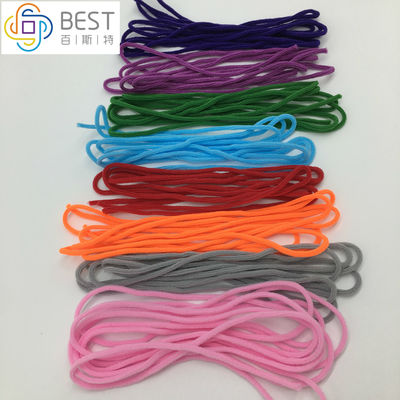 Maska na twarz Kolorowe gumki Pasek na ucho 2,8 mm 3 mm