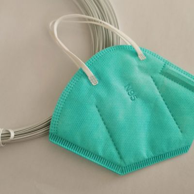 Dwurdzeniowy mostek z drutu z tworzywa sztucznego do maski na twarz 3,5 mm 5,0 mm