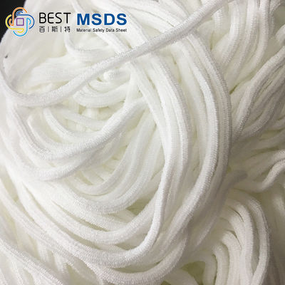 Spandex Nylon Biały Okrągły Elastyczny Sznur Liny Taśma Taśma 2.5mm 2.8mm 3mm