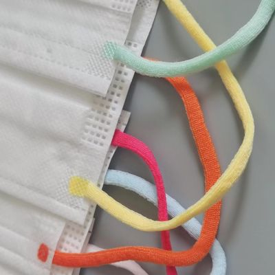 5mm płaskie miękkie elastyczne pętle na uszy opaska puszysta maska ​​na twarz akcesoria 5mm 6mm